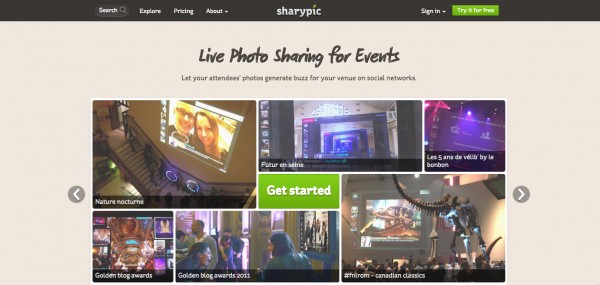 sharypic social photo wall conference event