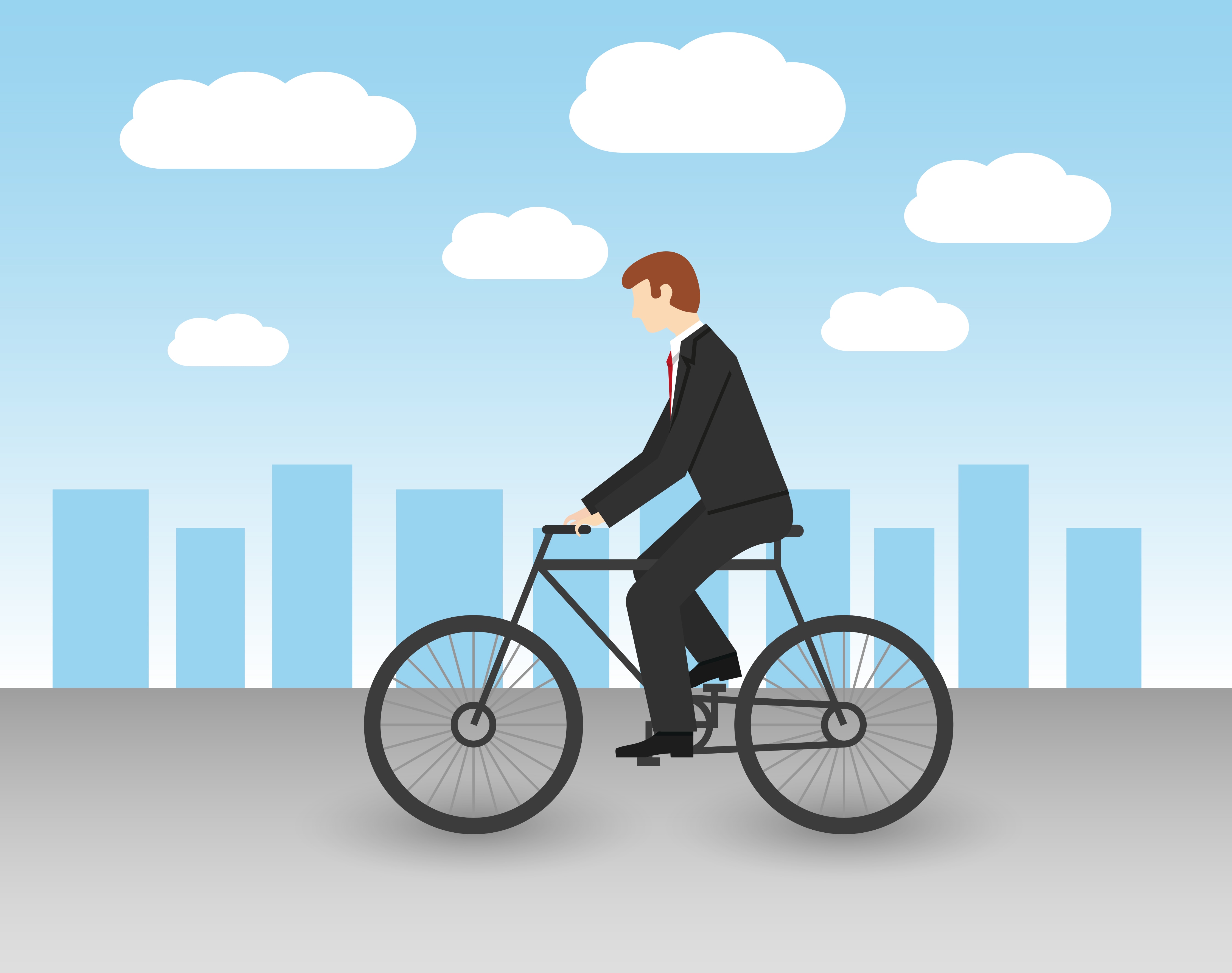 businessmen-riding-bicycle