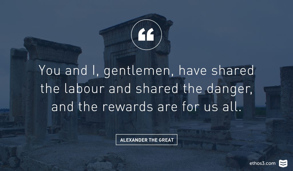 Lessons from Ancient History: Words of Leadership from Alexander the Great