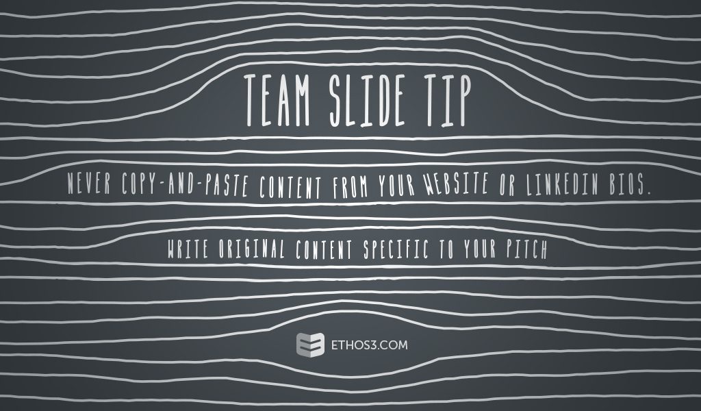 Best Practices for Your “Team Slide”