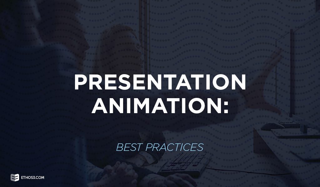 what makes a presentation graphic to be moving when played